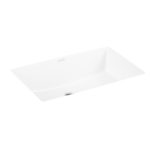 Collette Rectangular Undermount Sink - Angled View