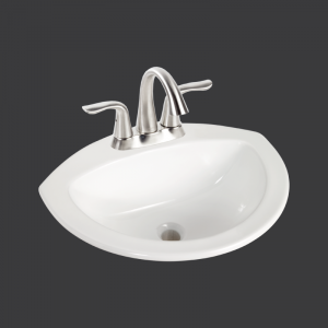 Curtis 21" Semi-Oval 4" Faucet Center Drop-in Sink
