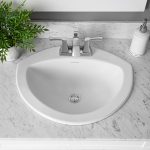 Curtis 21" Semi-Oval 4" Faucet Center Drop-in Sink