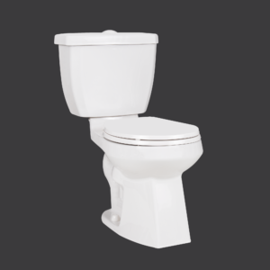 Carson UNLINED TANK WITH BOWL 4720BPWU Dual Flush Two Piece Toilet Silo Angled