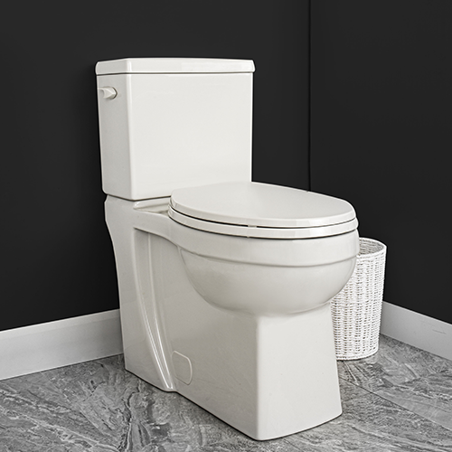 Cayla Two Piece Toilet Concealed Elongated Plus Height Bowl
