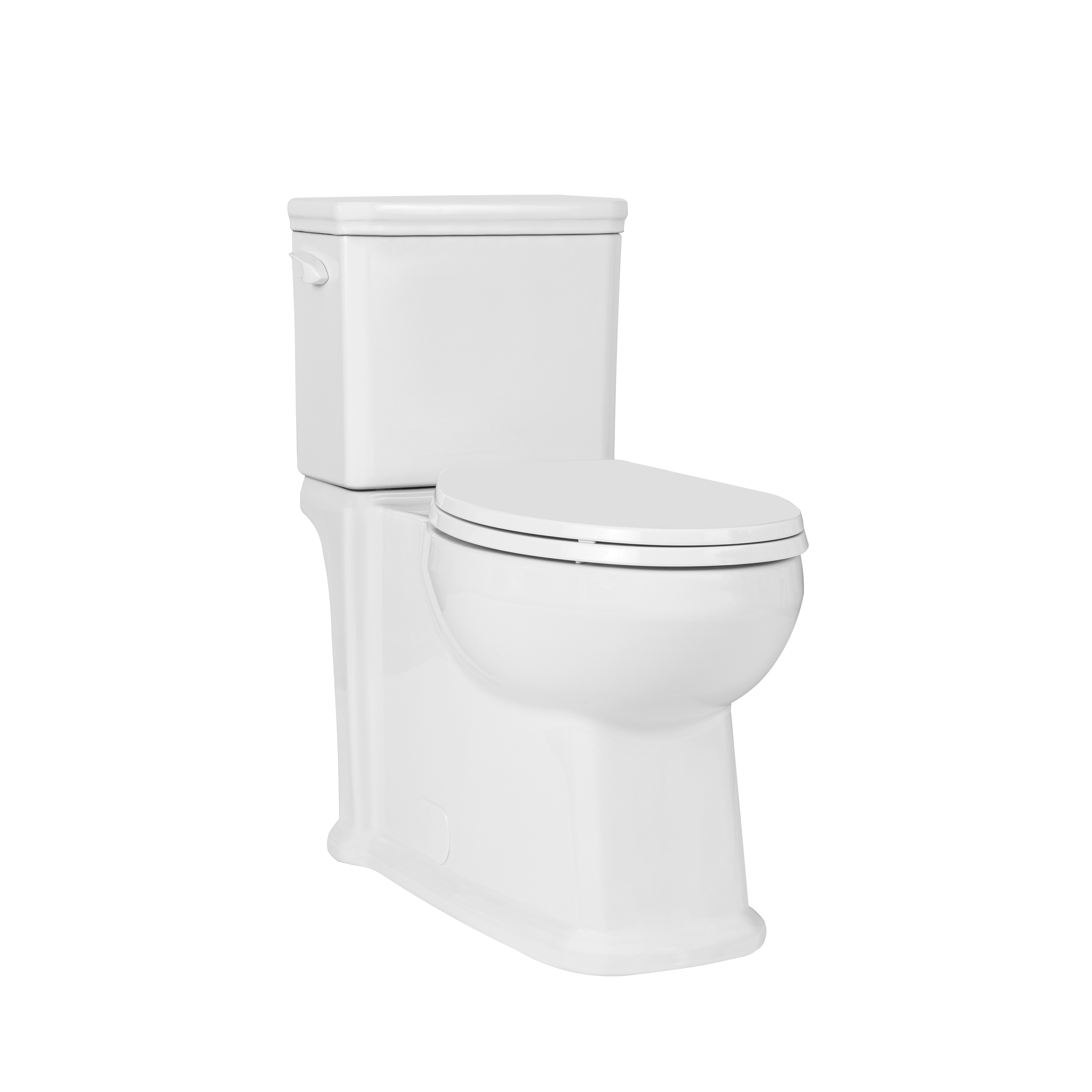 Vieira Two Piece Toilet Concealed Elongated Plus Height Bowl