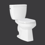 Keaton 4740BFXU Unlined Tank with Bowl Two Piece Toilet Silo Angled