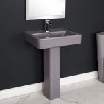 Pineview Pedestal Sink Slate Grey