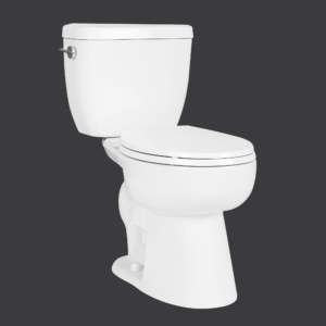 Sanford Pro-Line Two Piece Toilet - Round Front Bowl Silo Angled