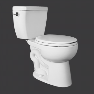 Sanford Pro-Line Two Piece Toilet Round Front Plus Height Bowl