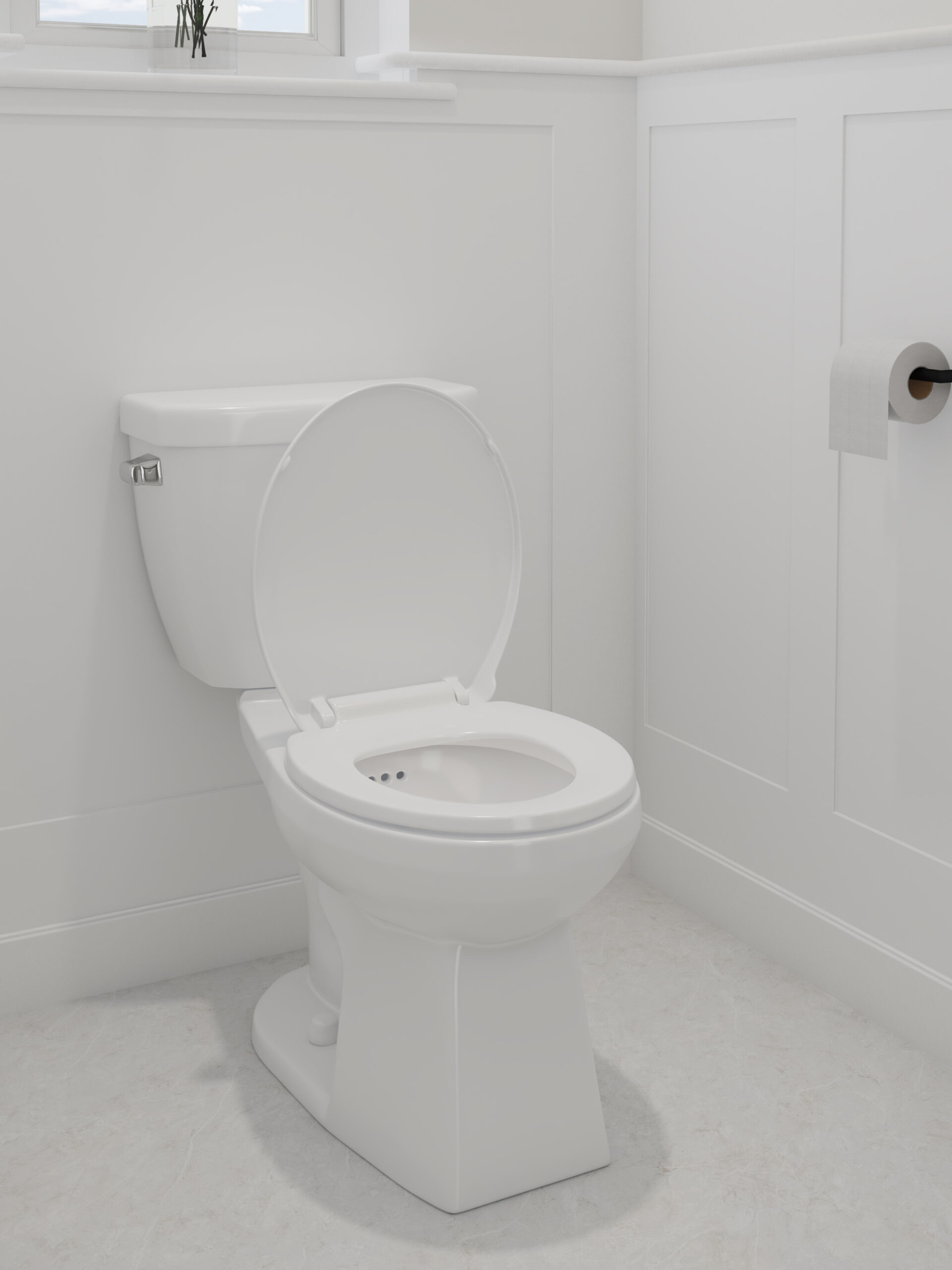 Carlin FLUSH GUARD Toilet - 4720FGFVU - Closeup Angle View Room Scene