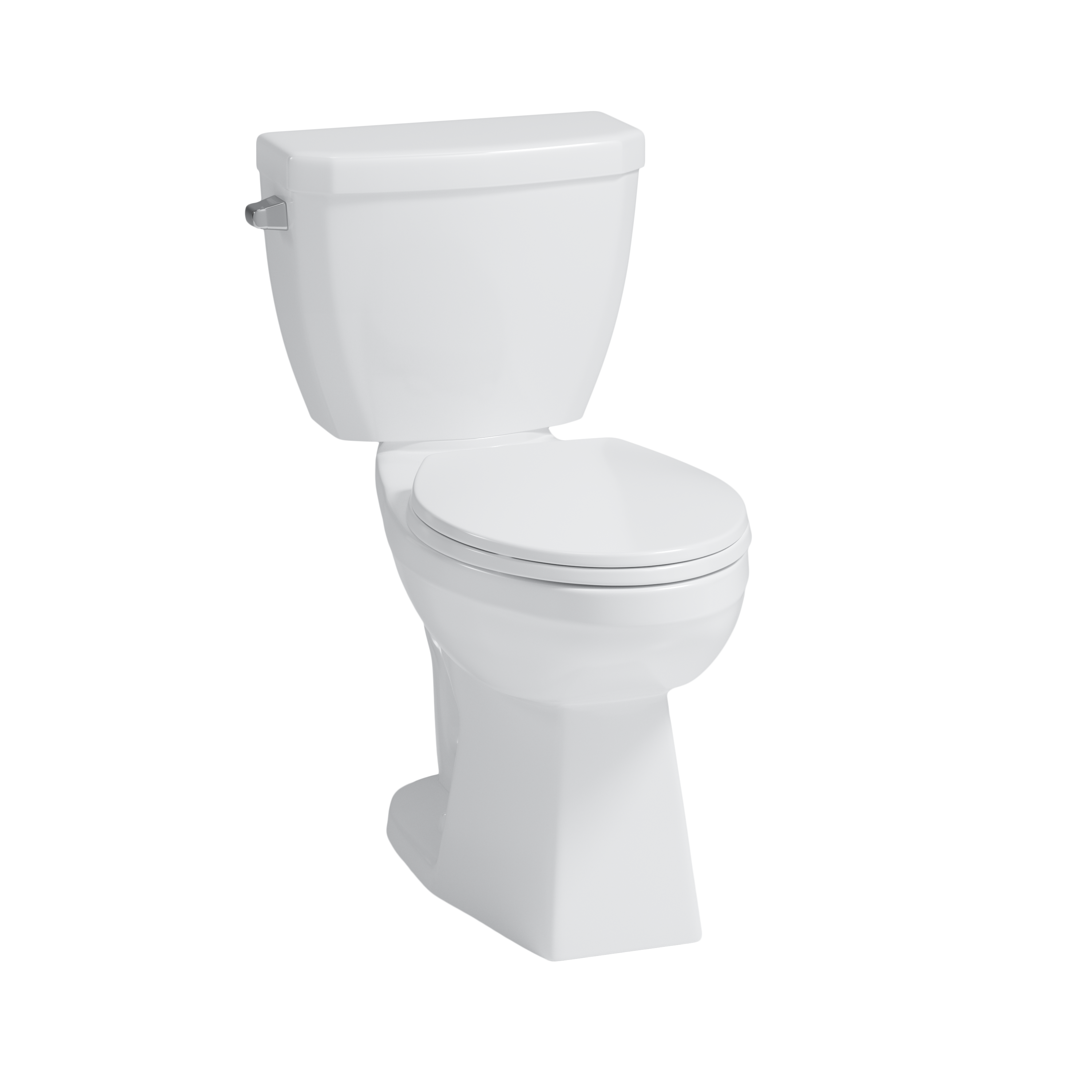 Crista Flush Guard Complete 2-Piece Toilet, 4720FGHVU - Angle View Silo